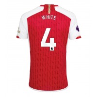Arsenal Benjamin White #4 Replica Home Shirt 2023-24 Short Sleeve
